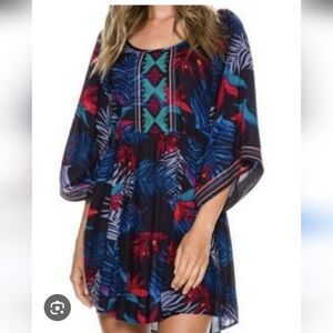 ROXY Multi Colored  Aztec Floral Dress
